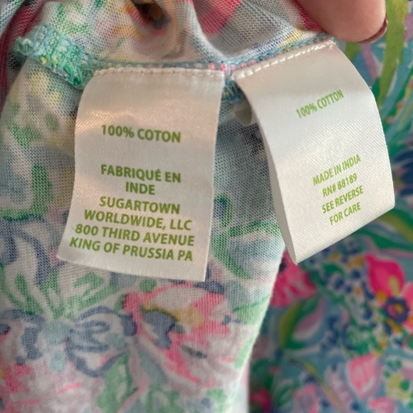Lilly Pulitzer Dress 💯 Cotton Bright Colors Size Medium - Picture 4 of 4